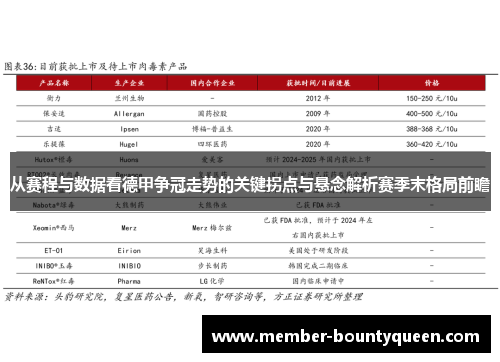 从赛程与数据看德甲争冠走势的关键拐点与悬念解析赛季末格局前瞻